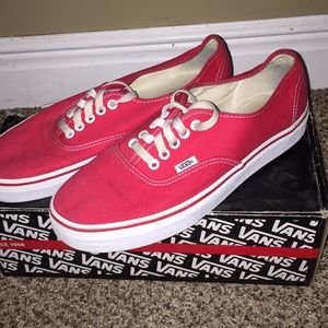 Red Vans
